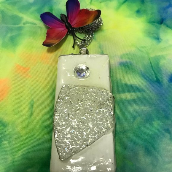 Reversible Exclusive Rare Unique Vintage One of a Kind Handmade Necklace - Picture 6 of 16